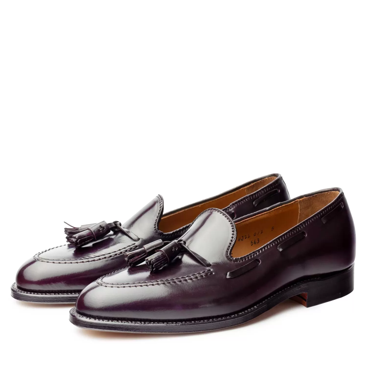 Alden Alden<Colour 8 Shell Cordovan Tassel Moccasin Loafer 563