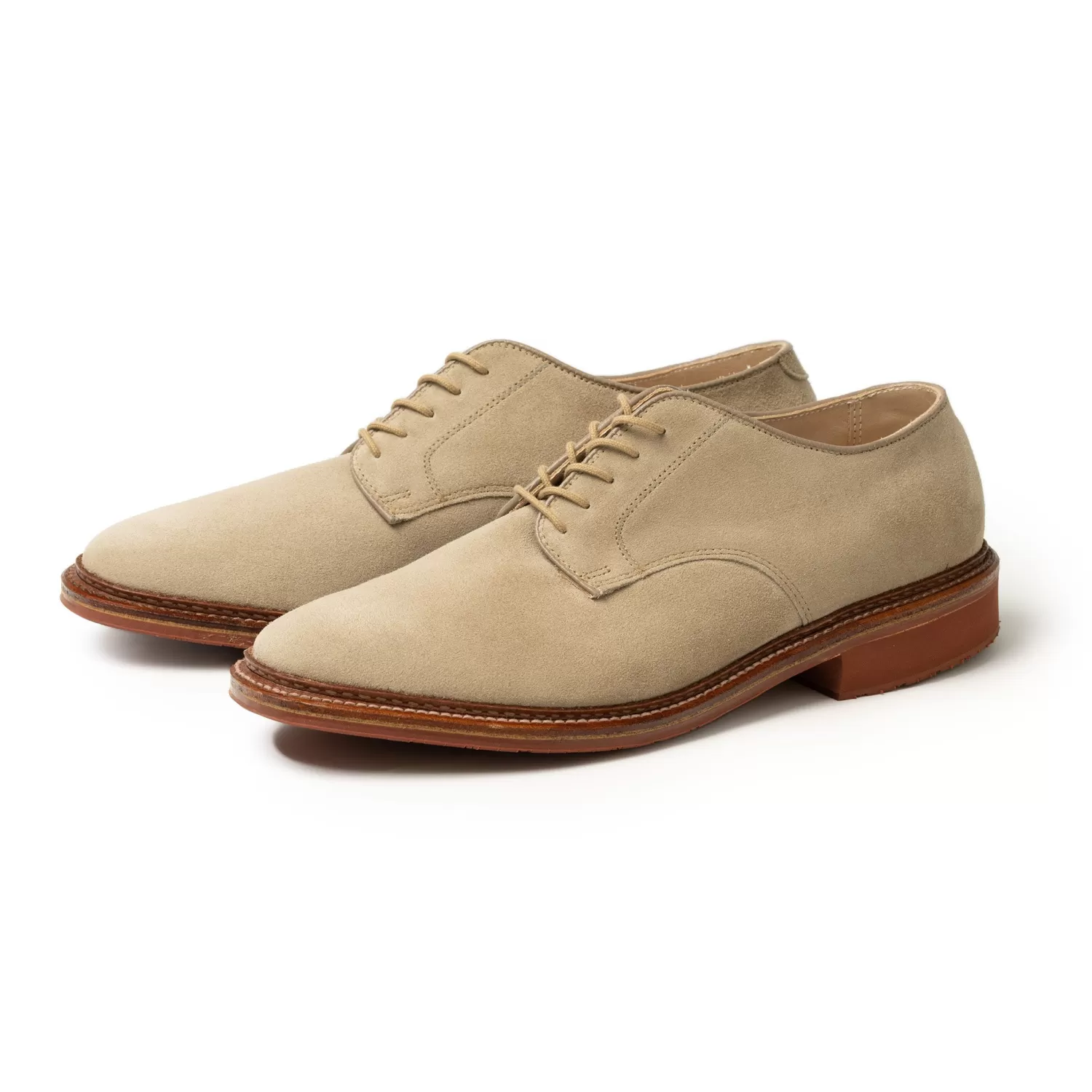 Alden Alden<x Clutch Cafe Milkshake Suede Blucher w/ Redbrick Sole 96702L