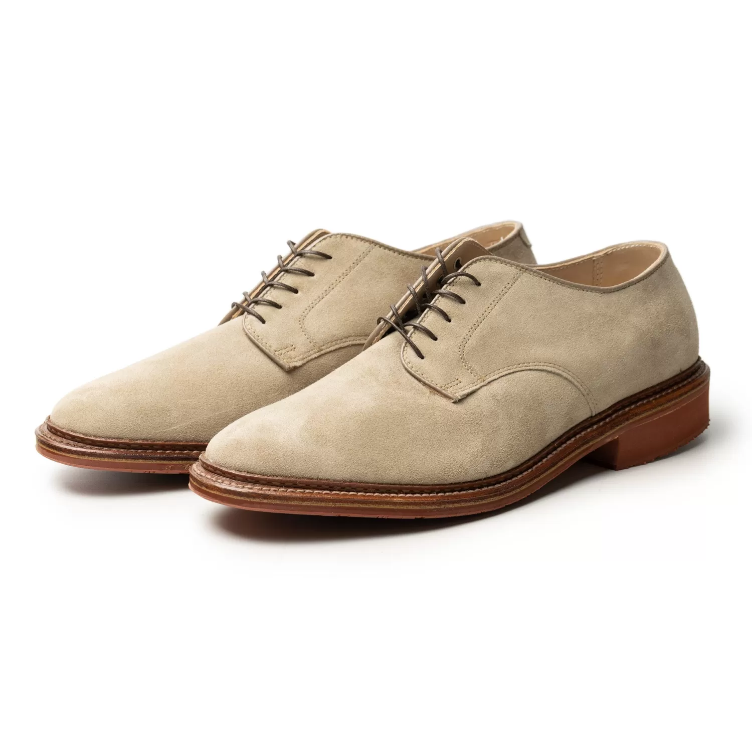 Alden Alden<x Clutch Cafe Milkshake Suede Blucher w/ Redbrick Sole 96702L