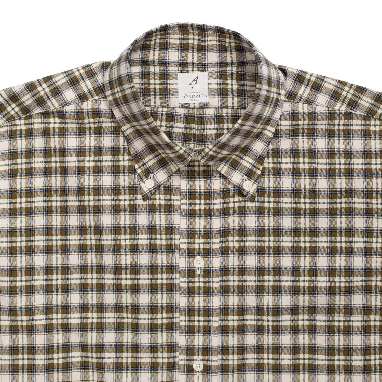 Anatomica Shirts<BD Shirt BB Plaid Olive