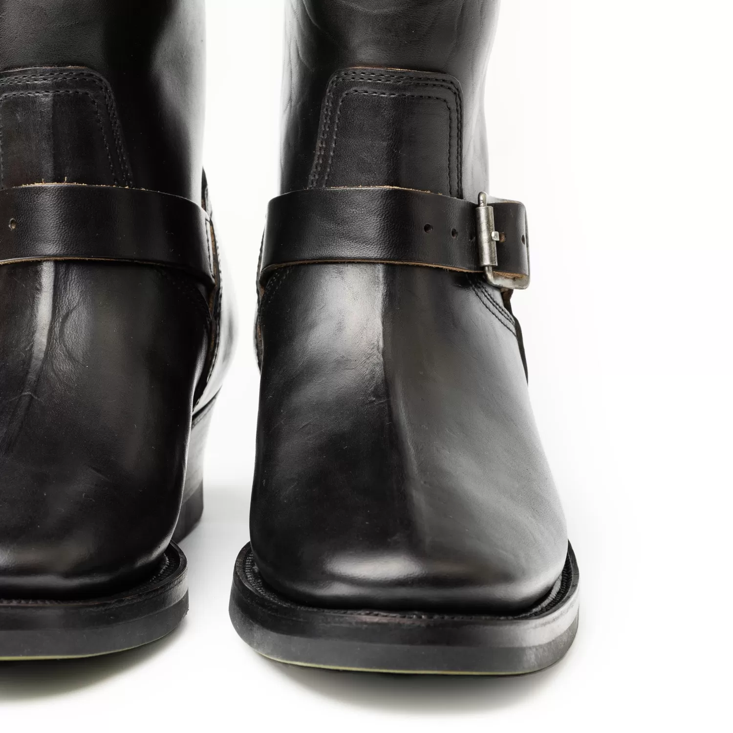 Clinch by Brass Tokyo Clinch<Clinch Engineer Boots CN Wide Last OD Black Horsebutt