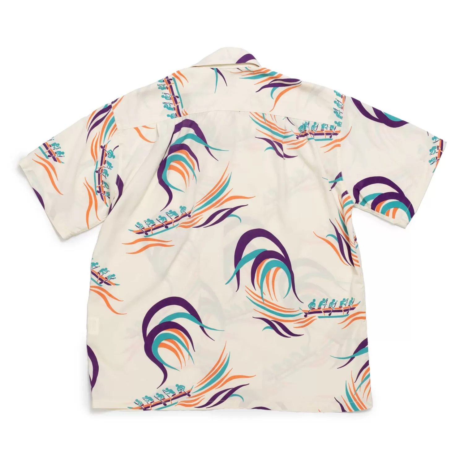 Duke Kahanamoku Shirts | Hawaiian Shirt<Special Edition 'Hawaiian Paddle' Hawaiian Shirt Ivory