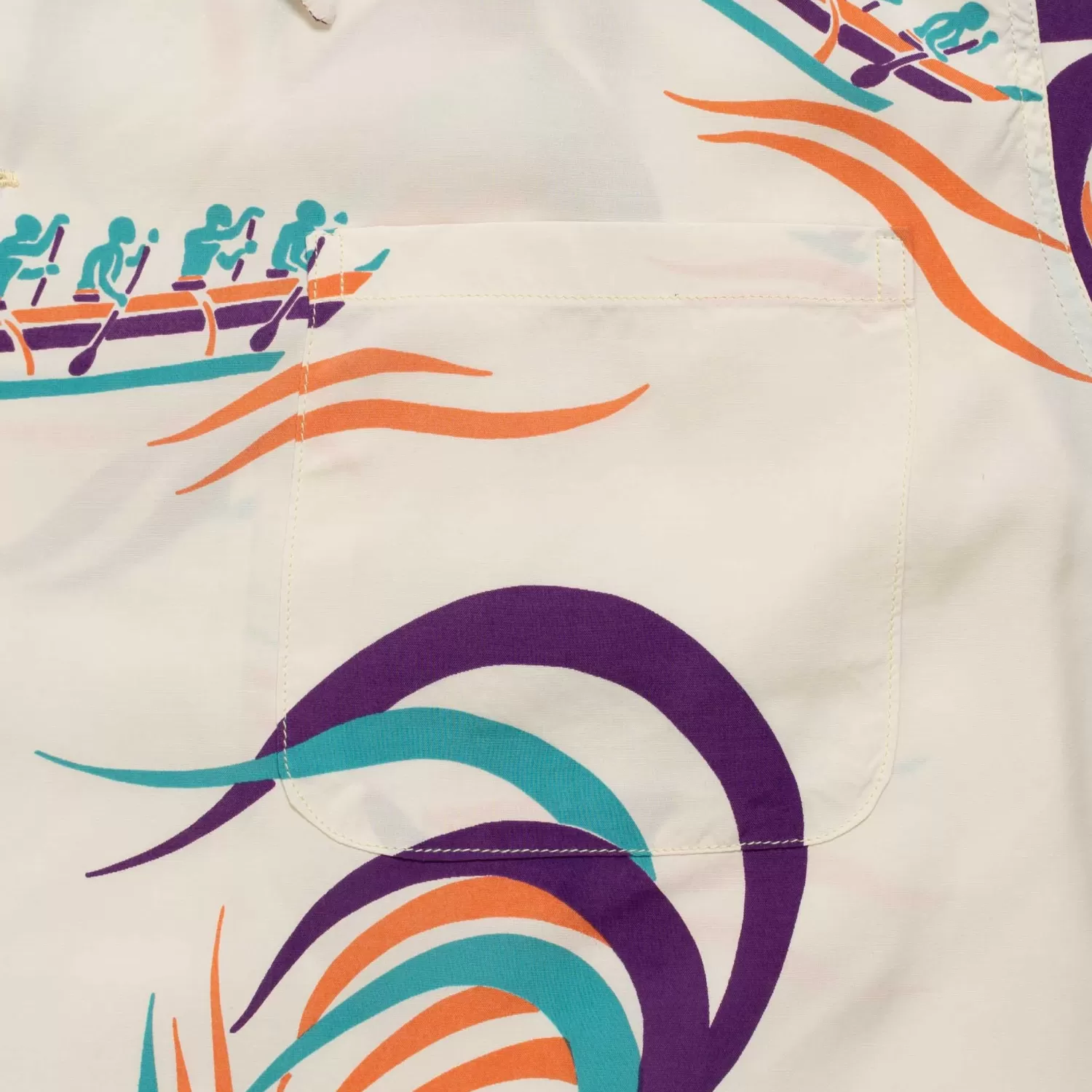 Duke Kahanamoku Shirts | Hawaiian Shirt<Special Edition 'Hawaiian Paddle' Hawaiian Shirt Ivory
