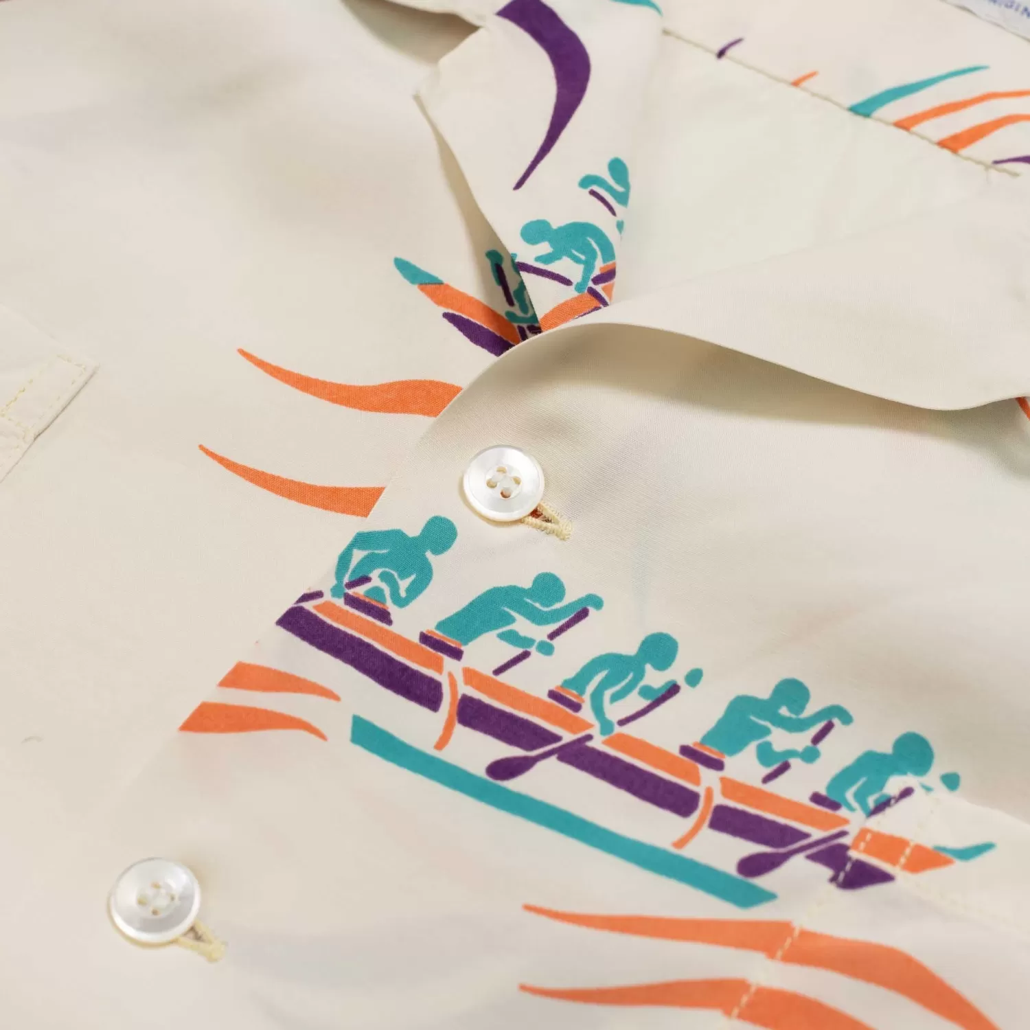 Duke Kahanamoku Shirts | Hawaiian Shirt<Special Edition 'Hawaiian Paddle' Hawaiian Shirt Ivory