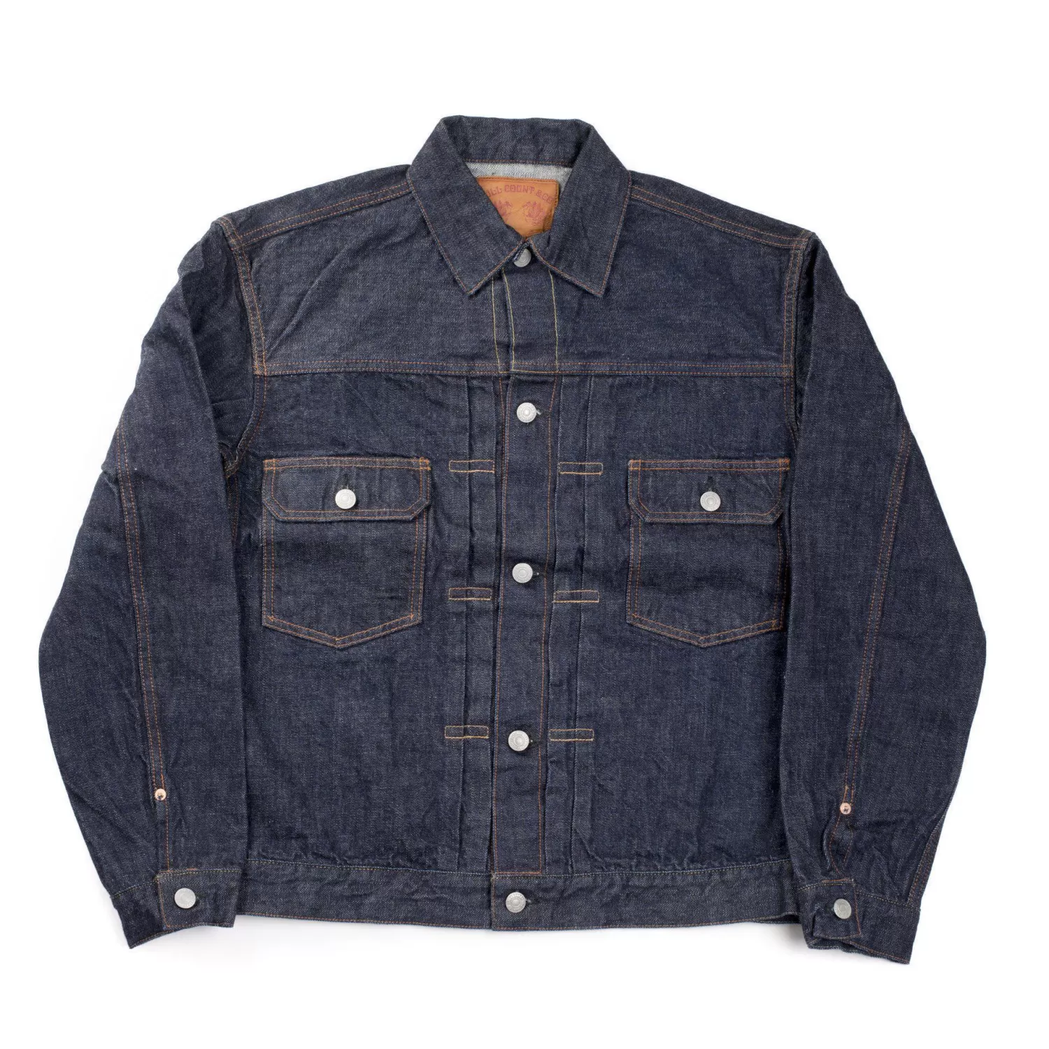 Full Count Jackets And Coats | Jacket<2102 Type II 13.75oz Denim Jacket One Wash
