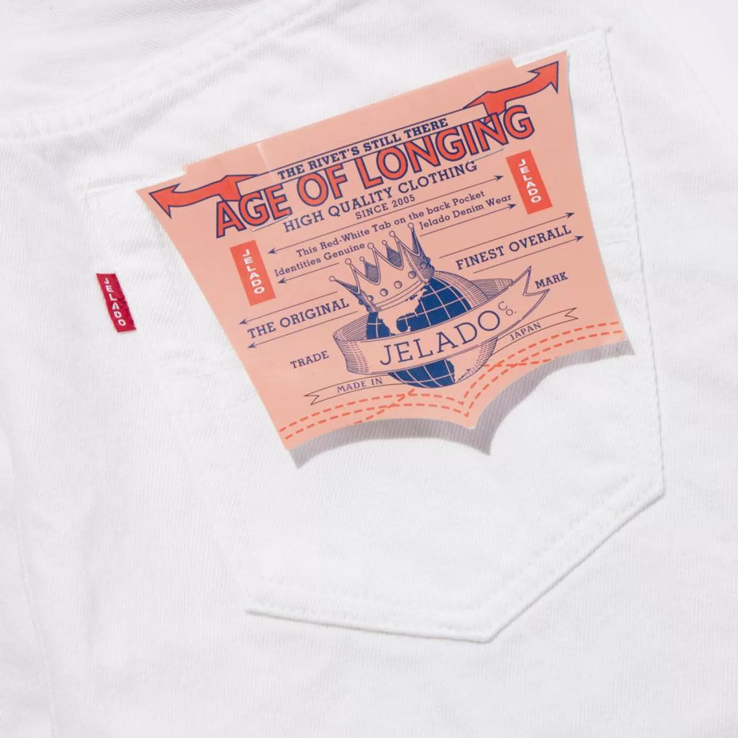 Jelado Jeans | Jeans<'Age of Longing' 301 XX Denim Jean White One Wash