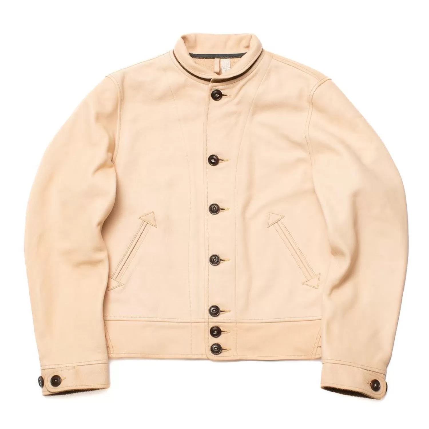 Mister Freedom Leather Jackets<Campus Leather Jacket Natural