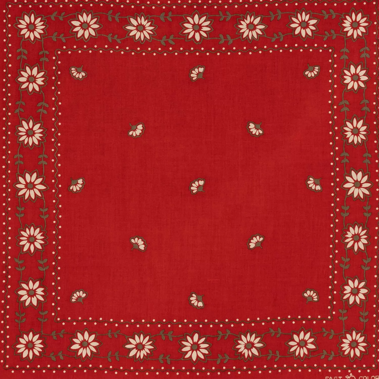 One Ear Brand Bandanas<"The Camel Brand" Edelweiss Bandana