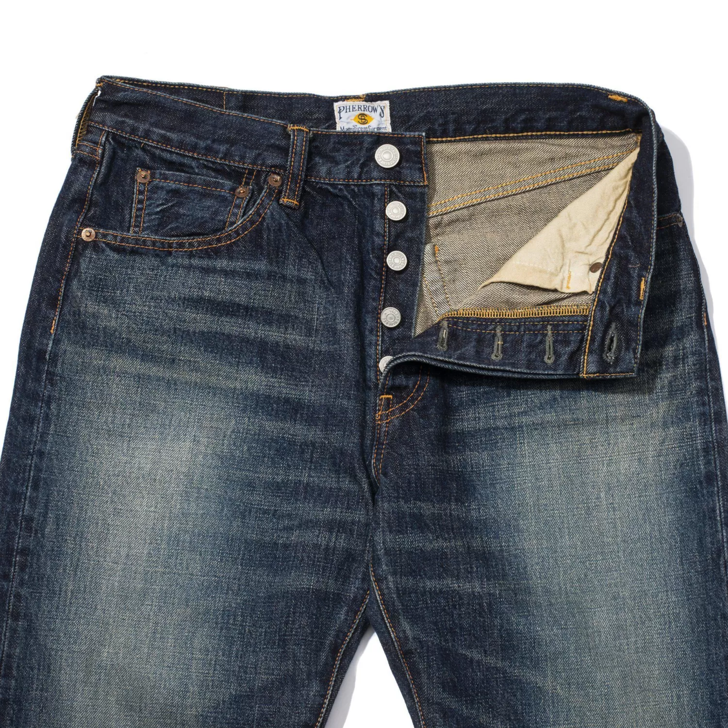 Pherrow's Jeans | Jeans<466 Vintage Wash 13.5oz Jean