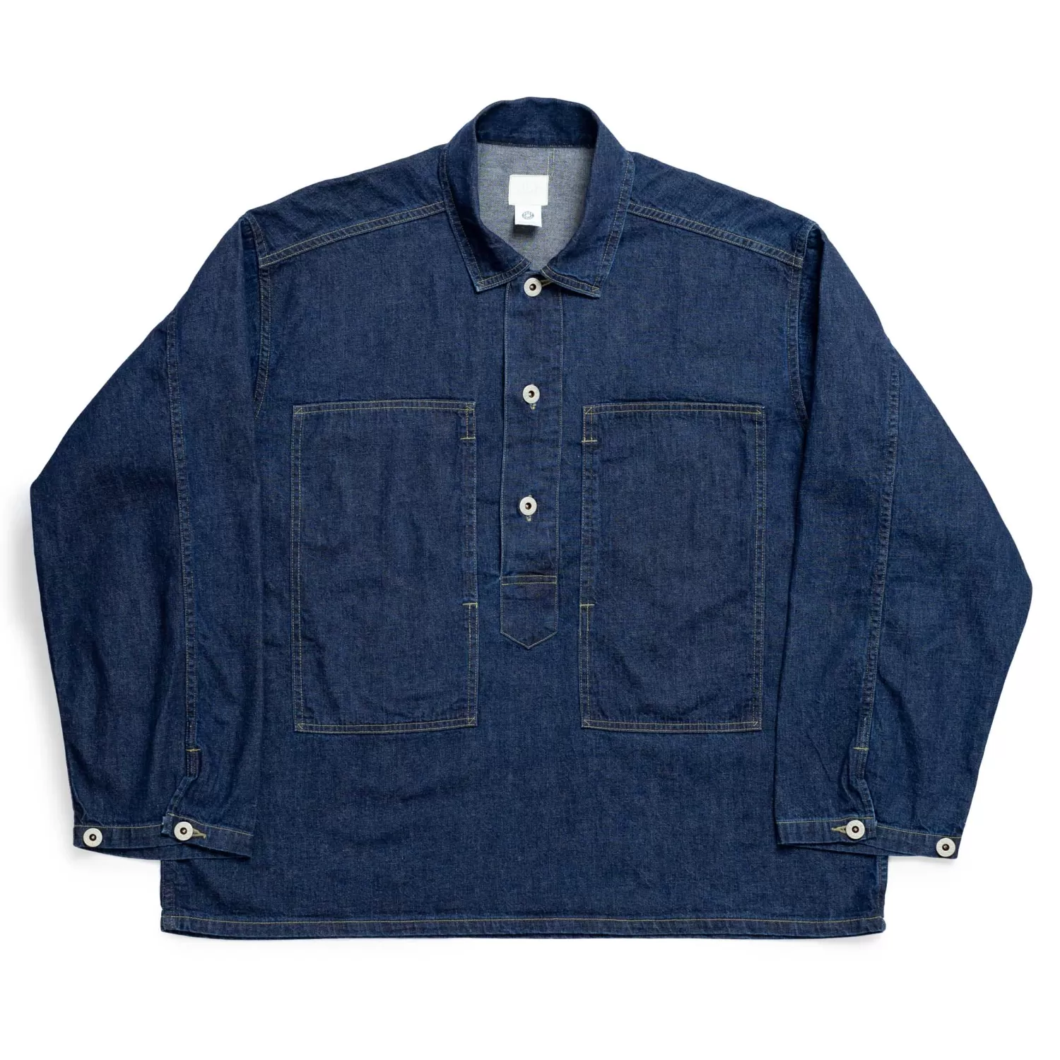 Post Overalls Shirts<Army Shirt Blue Denim