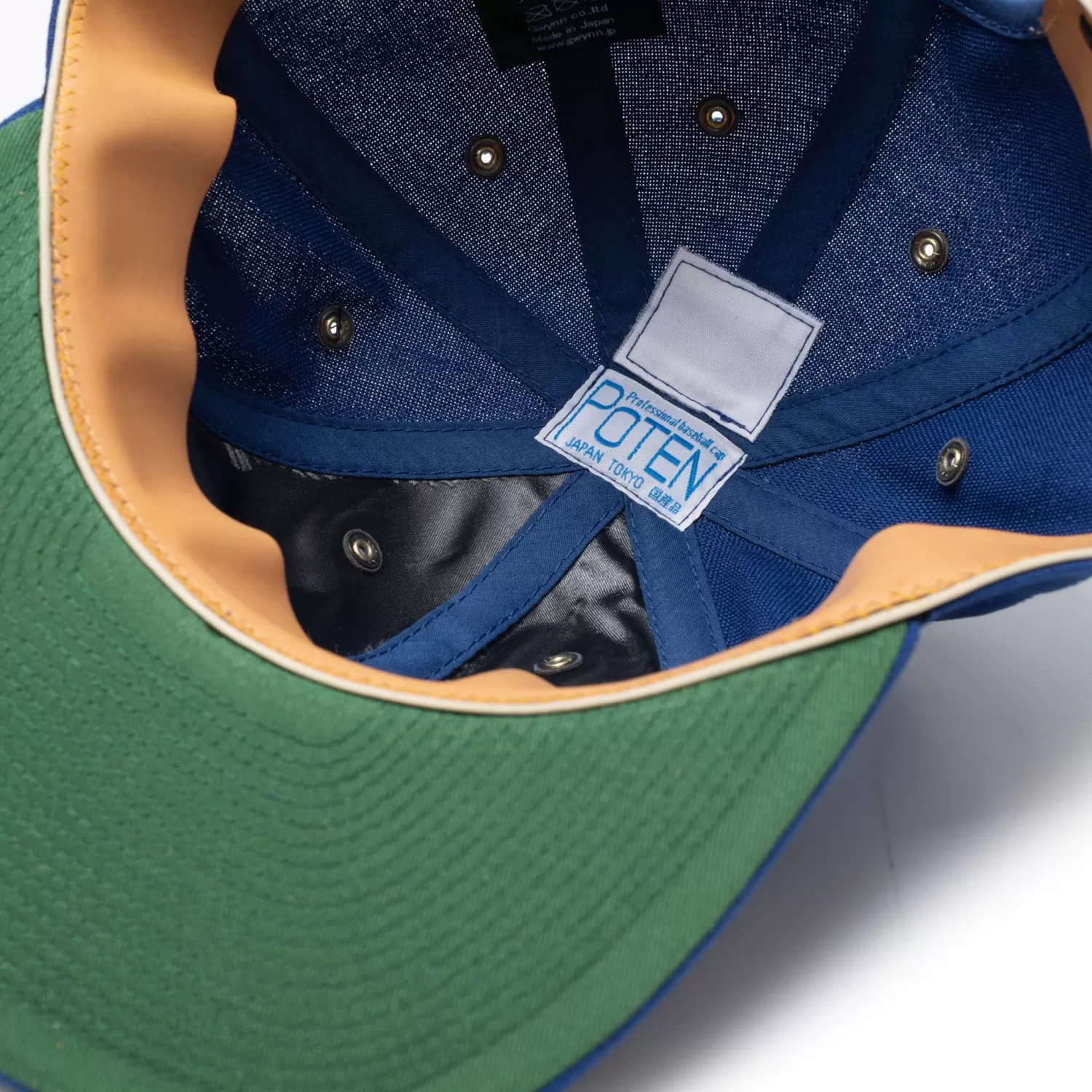 Poten Baseball Cap Poten<Poten Vintage Hopsack Baseball Cap Blue