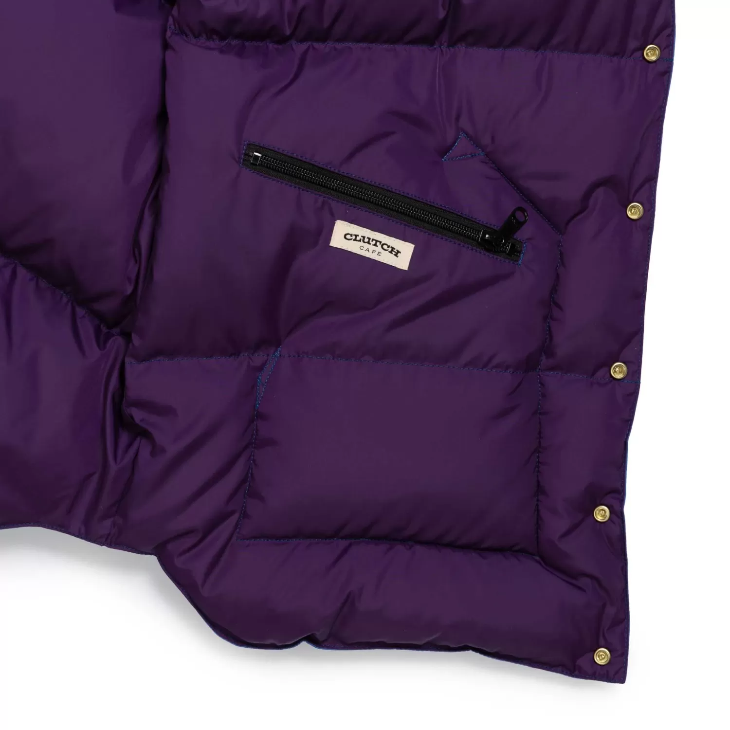 Rocky Mountain Featherbed Vests<For Clutch Cafe Down Vest Blue