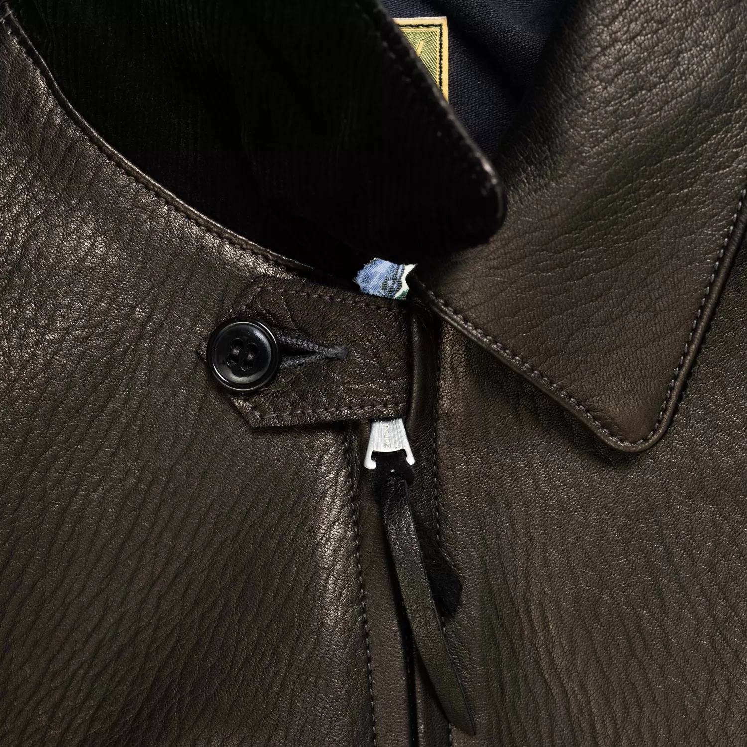 The Real McCoy's Leather Jackets | Jackets And Coats<30s Sports Jacket / Freeman Deerskin Black