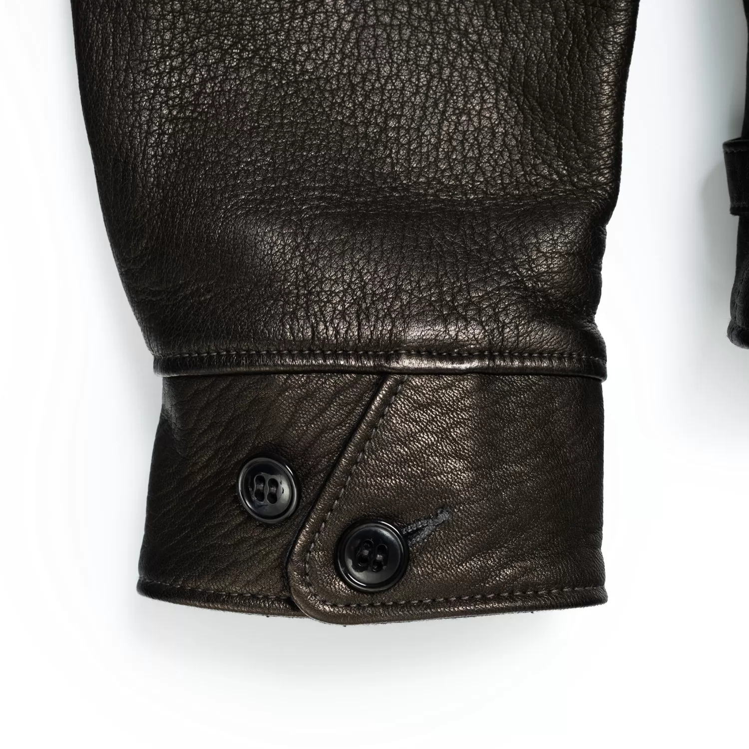 The Real McCoy's Leather Jackets | Jackets And Coats<30s Sports Jacket / Freeman Deerskin Black
