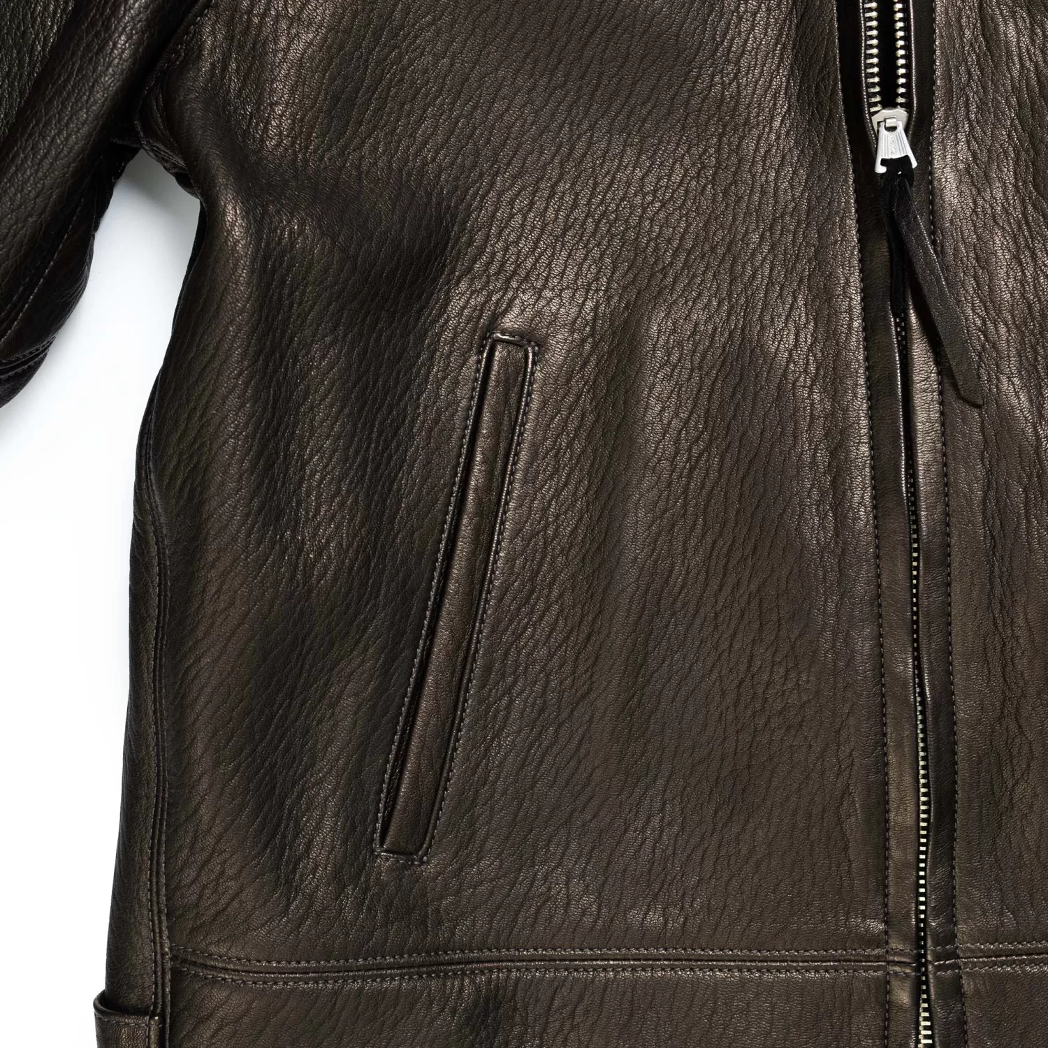 The Real McCoy's Leather Jackets | Jackets And Coats<30s Sports Jacket / Freeman Deerskin Black