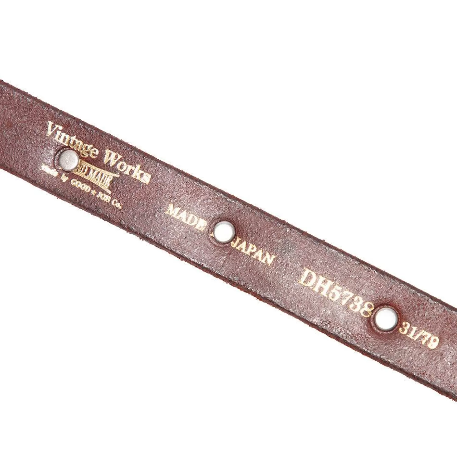 Vintage Works Vintage Works<DH5738 CH-1 Chasin' Belt Black