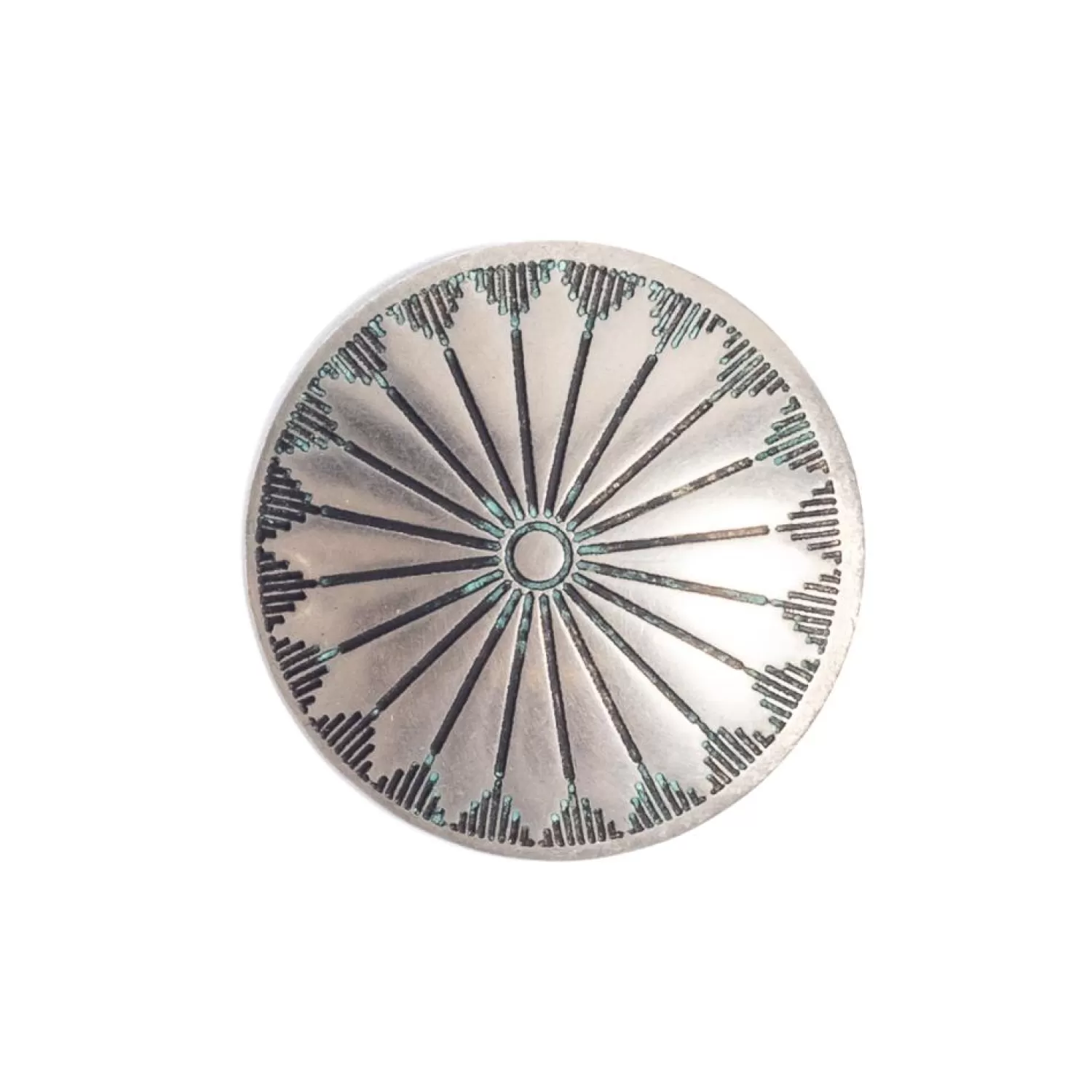 Yuketen Yuketen<Nickel Silver Concho Pin 1 (1.5")